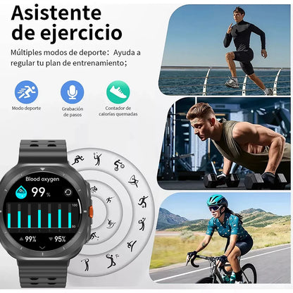 2025 New Watch 7 Ultra Smart Watch Men 32GB Memory 3D Video Display Sports SmartWatch GPS NFC Compass Blood oxygen Smartwatch