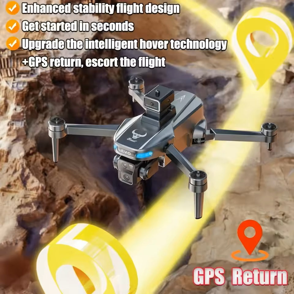 🔥Last Day Sale 60% OFF 🚁 Mini Drone Professional GPS HD Camera Drones 5G WIFI FPV Video 4k UAV 4.5 inch large screen remote control Follow Me function RC Dron SG109 PRO MAX