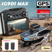 🔥Last Day Sale 60% OFF 🚁 Mini Drone Professional GPS HD Camera Drones 5G WIFI FPV Video 4k UAV 4.5 inch large screen remote control Follow Me function RC Dron SG109 PRO MAX